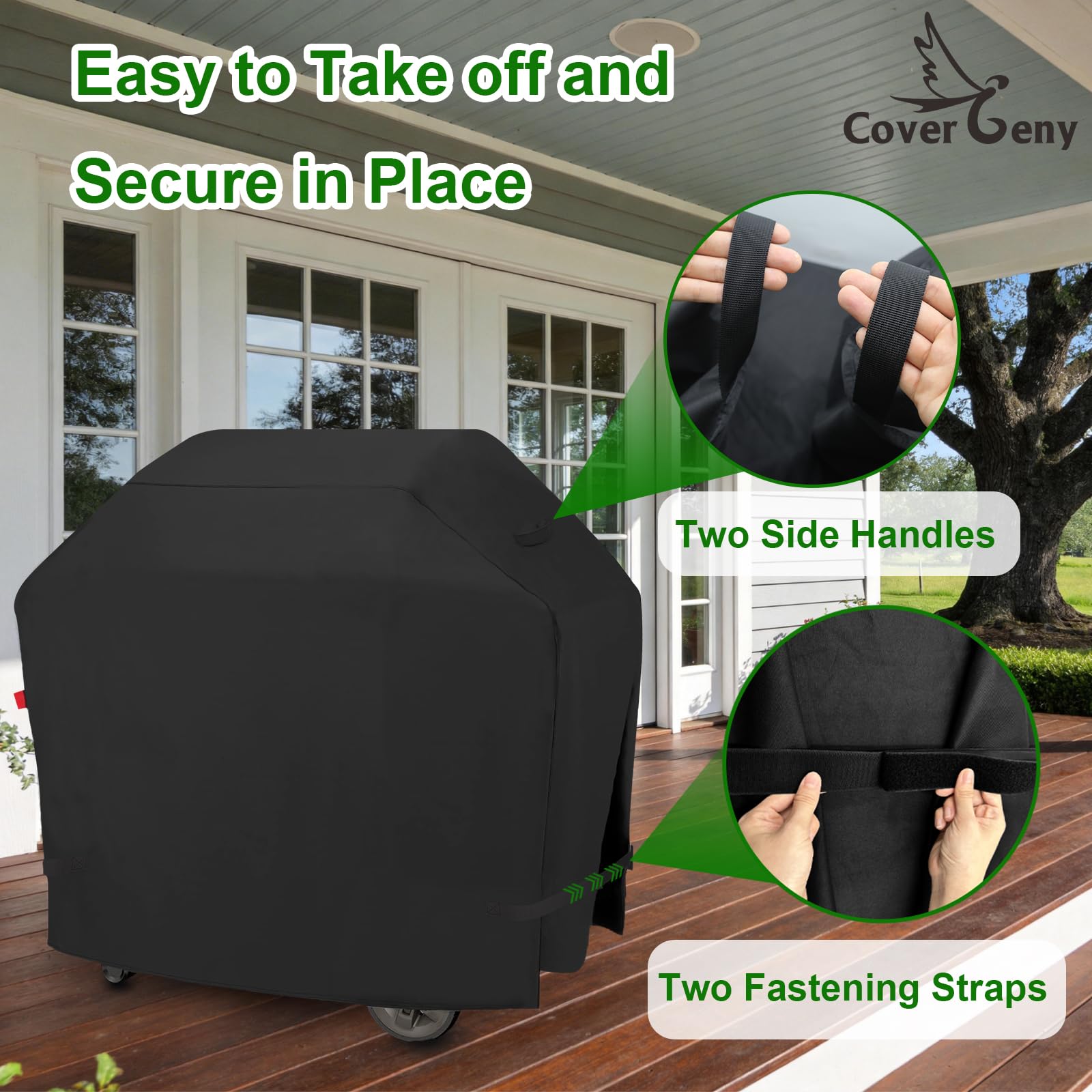 Cover Geny BBQ Grill Cover on a grill