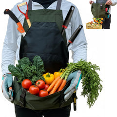 Cover Geny Gardening Apron front view, green