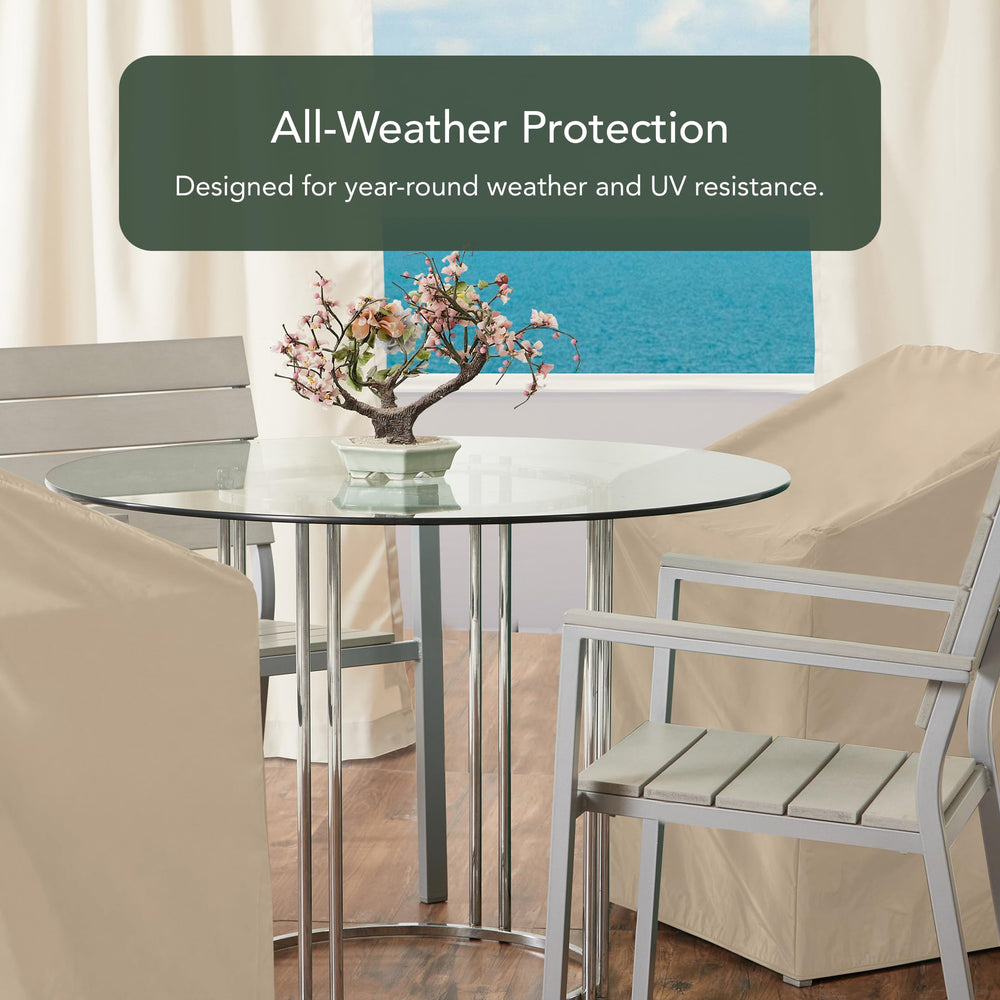 Covermates Classic Chair Cover in outdoor setting