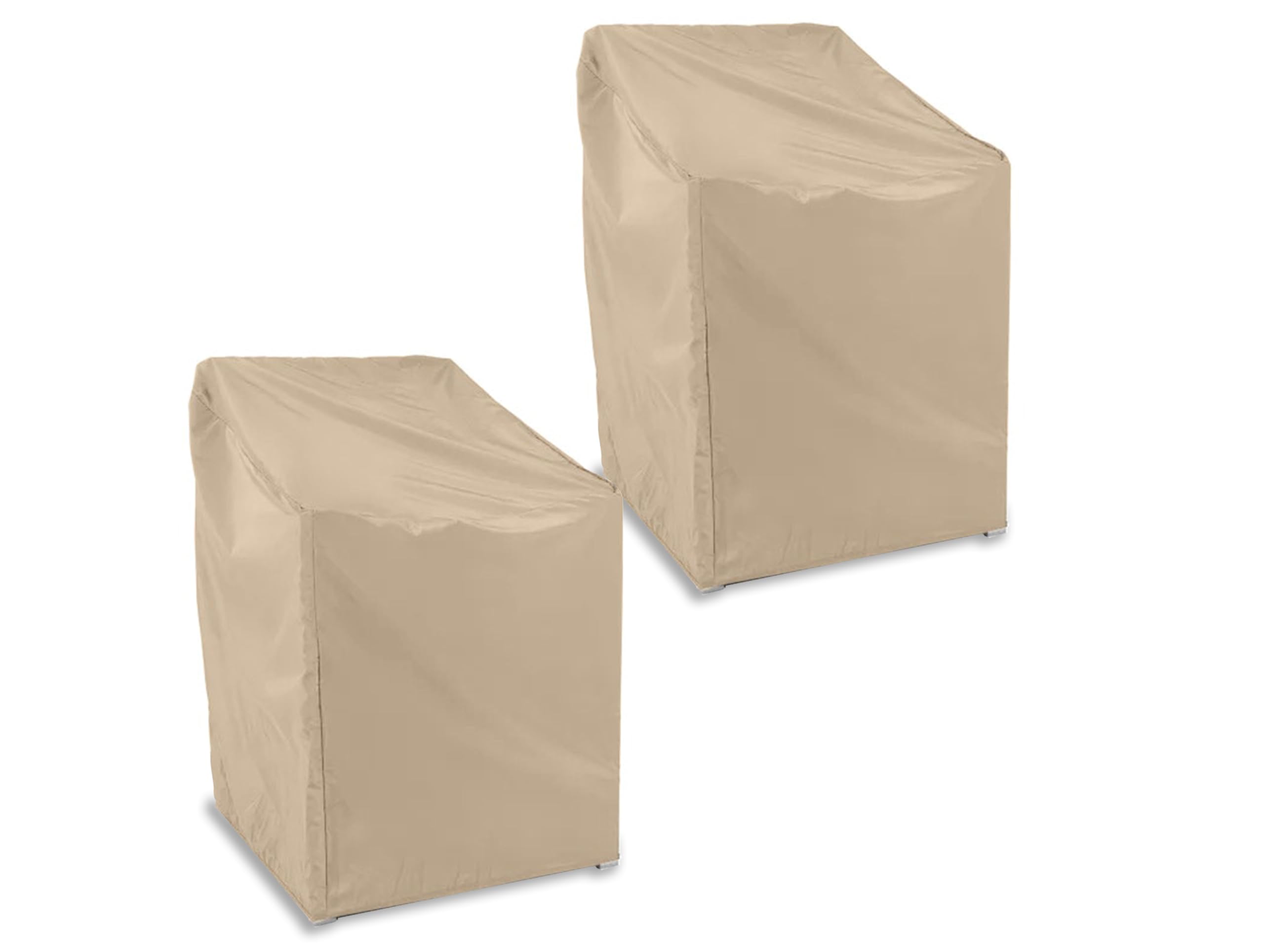 Covermates Classic Chair Cover tan color front view