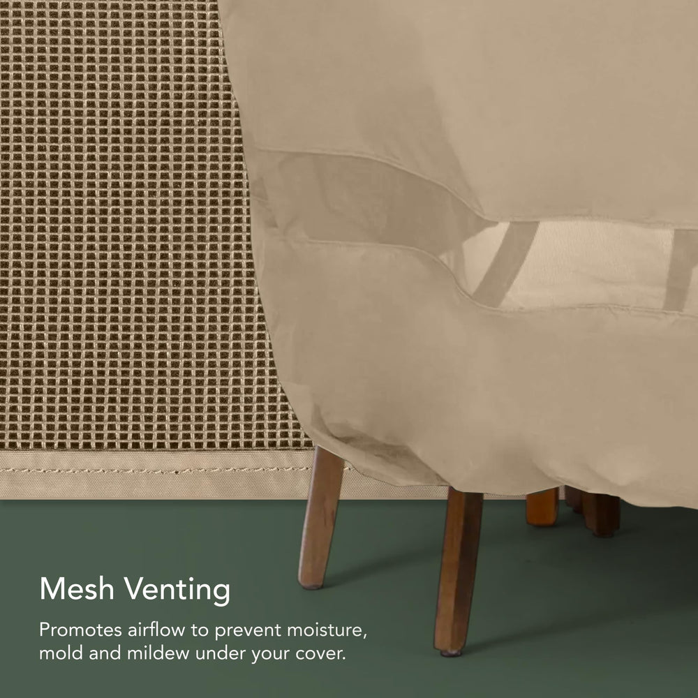 Covermates Classic Chair Cover with mesh vent for airflow