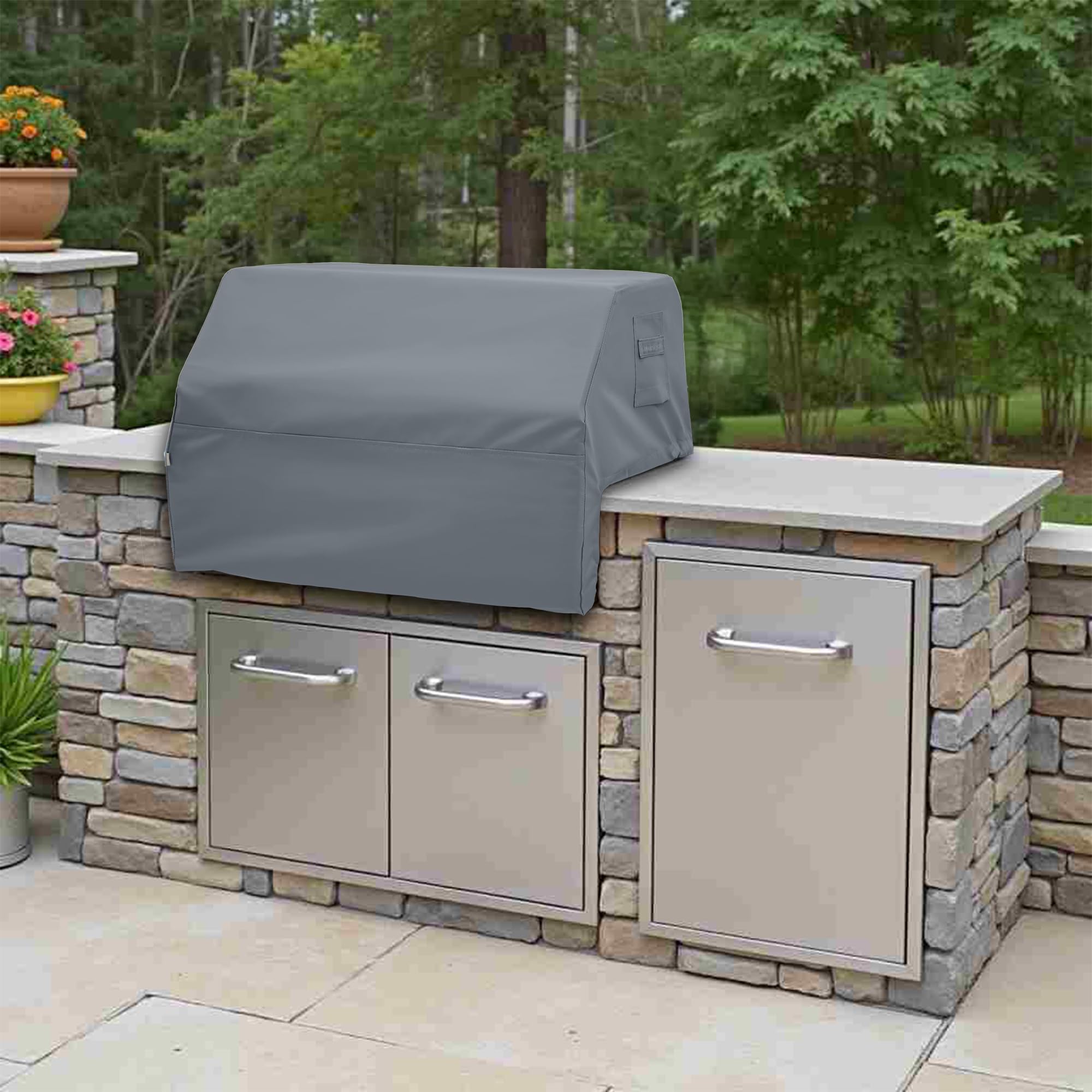 Covers & All Built-in Grill Cover demonstrating all-weather protection