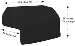 Covers & All Built-in Grill Cover side view showing elastic hem