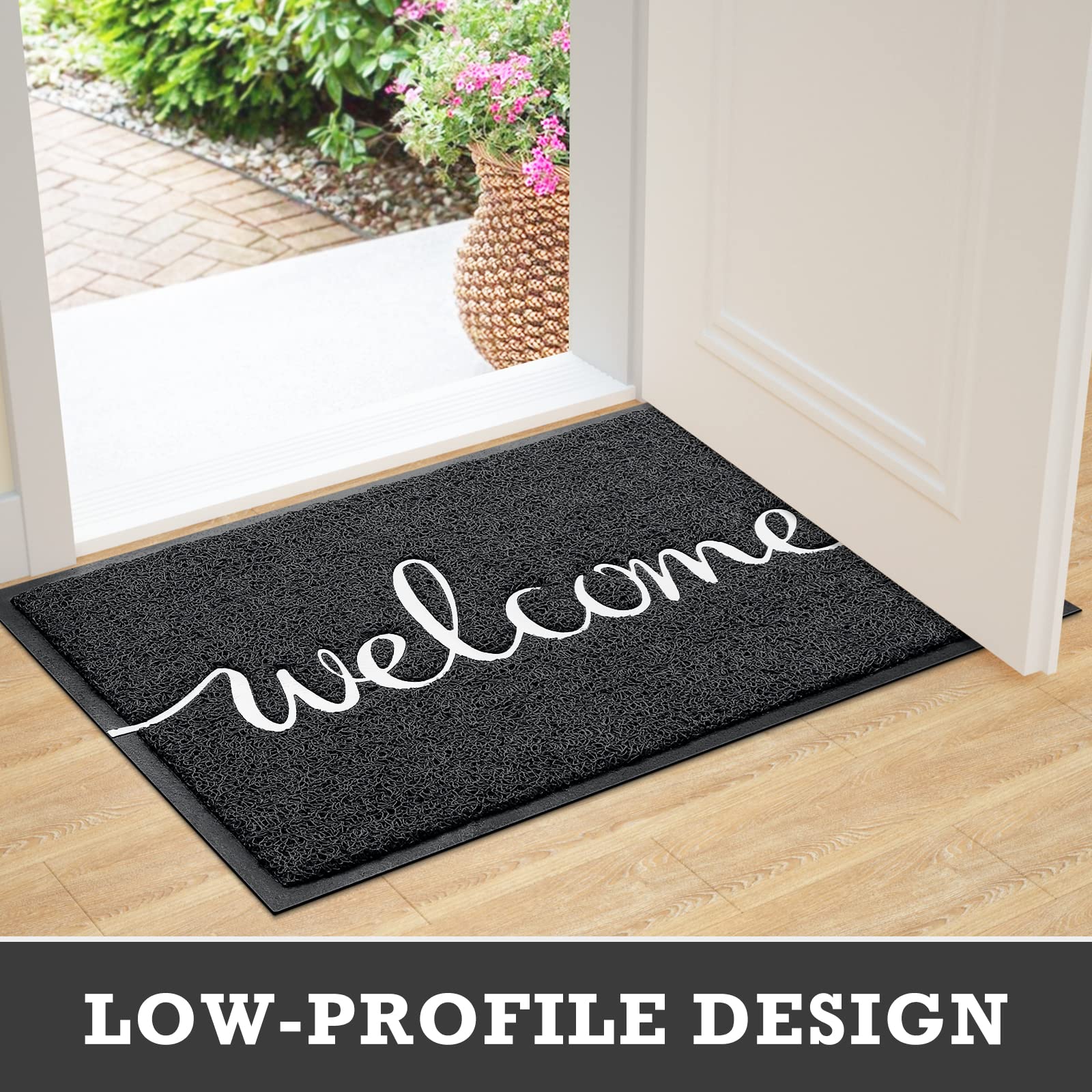 CozyBounty doormat easy cleaning with hose