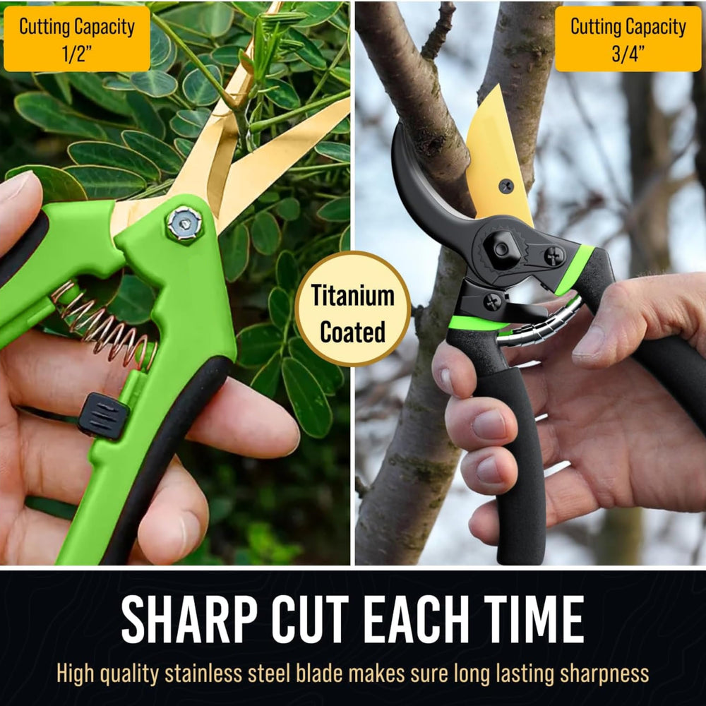 Craft911 ergonomic pruning shears in a gardening setting
