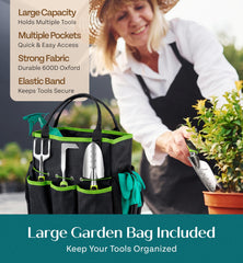Craft911 gardening tools set displayed with potting mat
