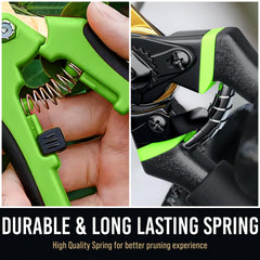 Craft911 pruning shears safety lock feature close-up