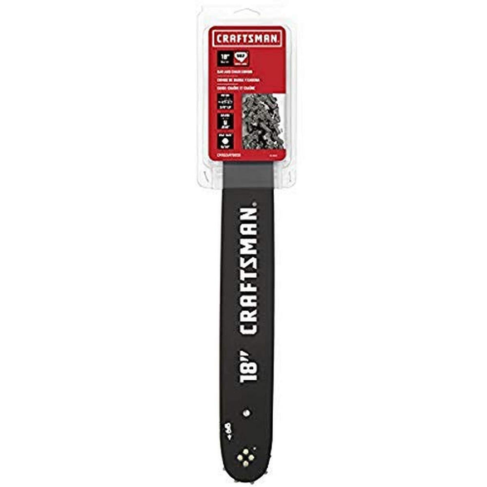 CRAFTSMAN 18-inch Bar and Chain Combo front view