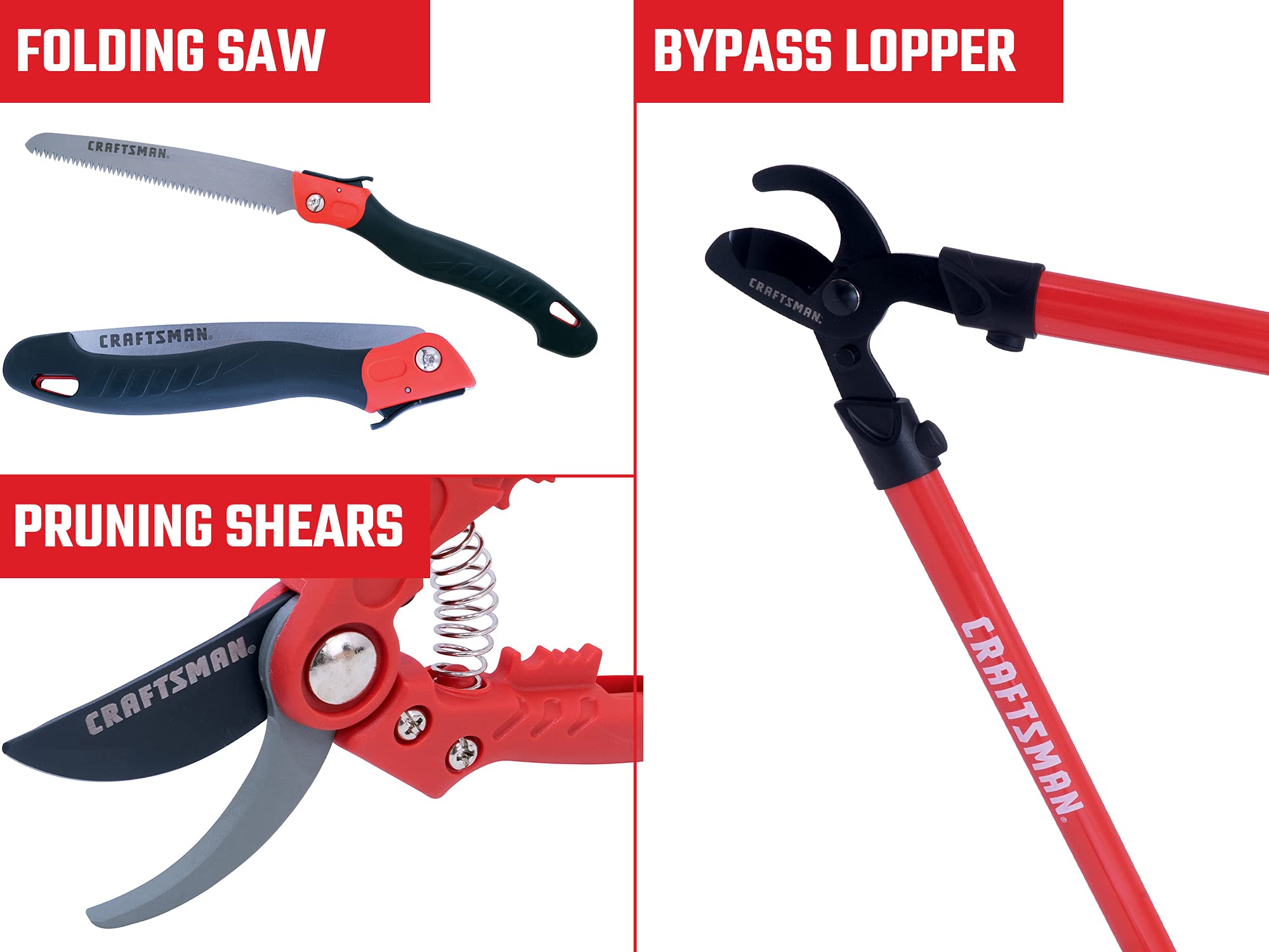 CRAFTSMAN Bypass Lopper in action cutting branches