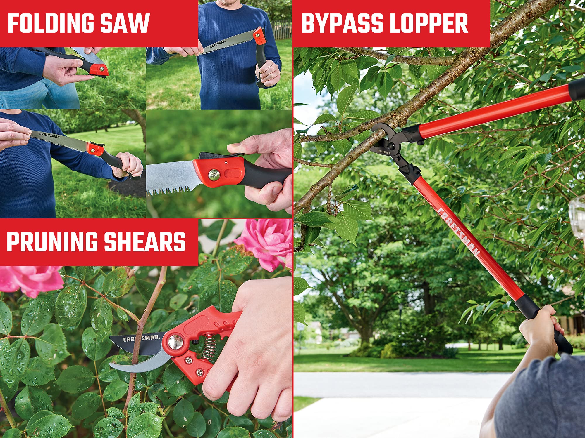 CRAFTSMAN Bypass Pruning Shears close-up view