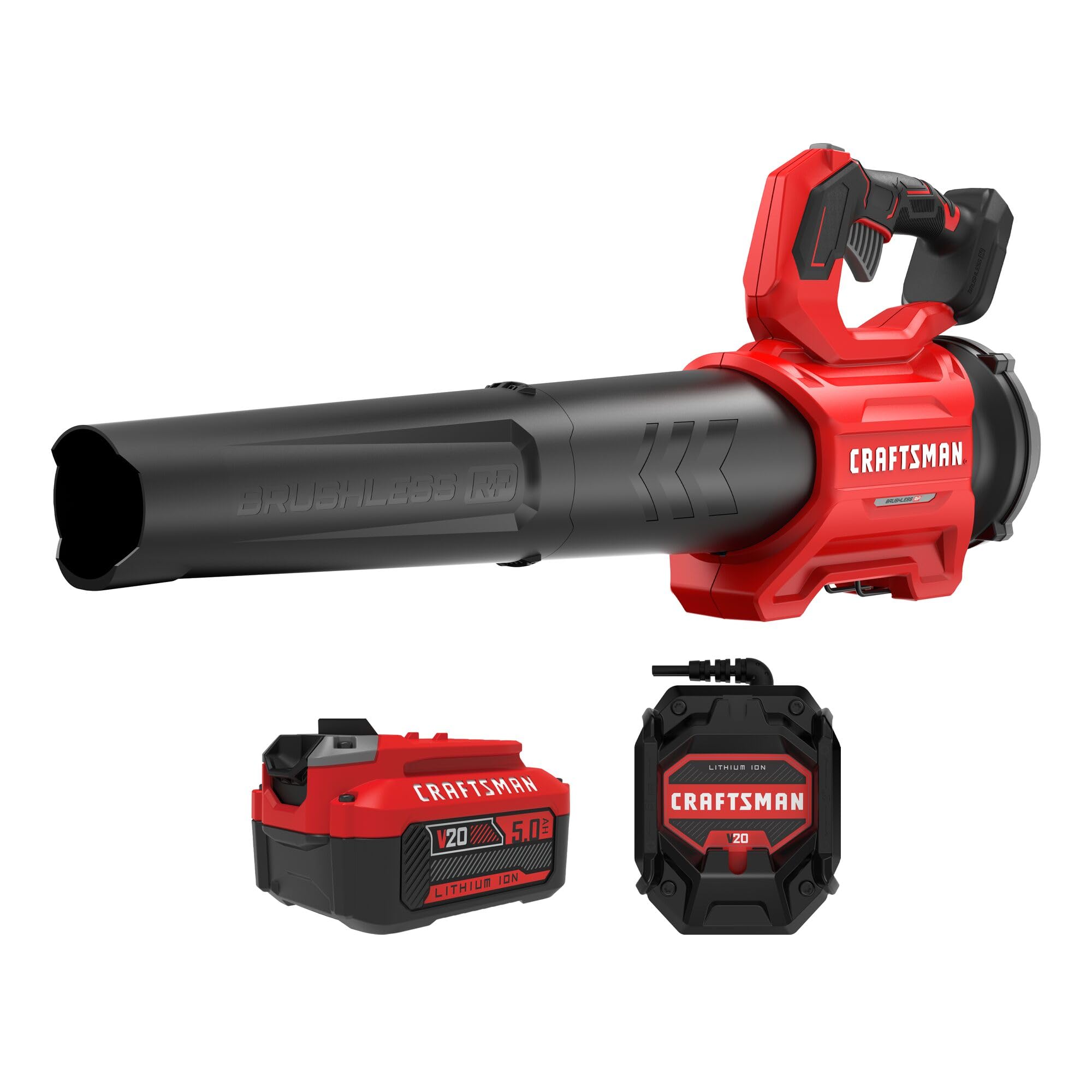CRAFTSMAN cordless leaf blower black model front view