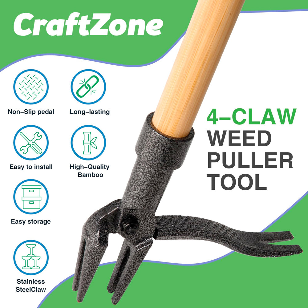 CRAFTZONE Weed Puller Tool with packaging details