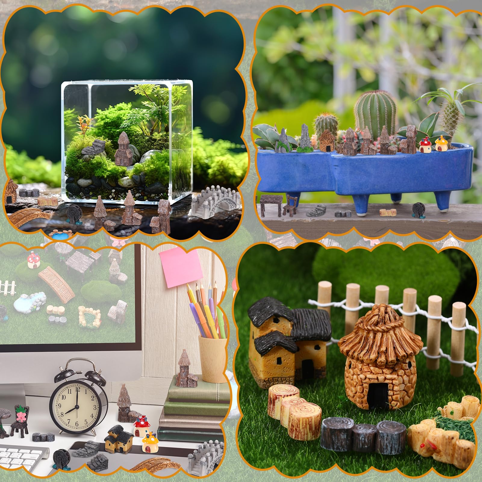 Creative DIY setup using GGSTDDUP fairy garden pieces