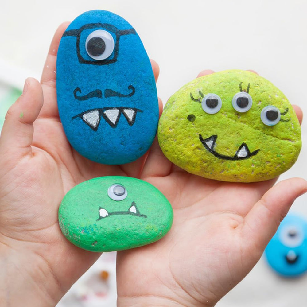 Creative painting activity with YISZM stones