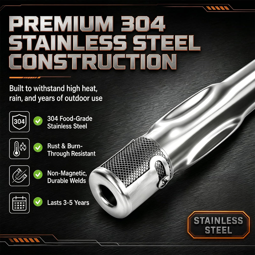 Crossover burner tube included in Uniflasy kit