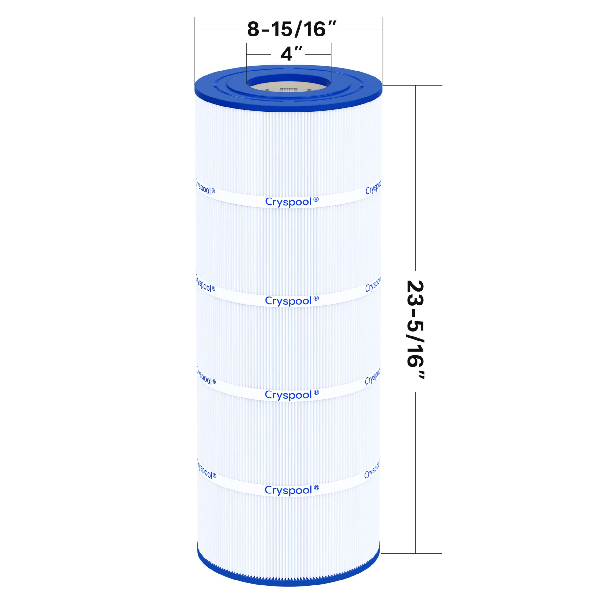 Cryspool CP-08055 Pool Filter Cartridge top opening