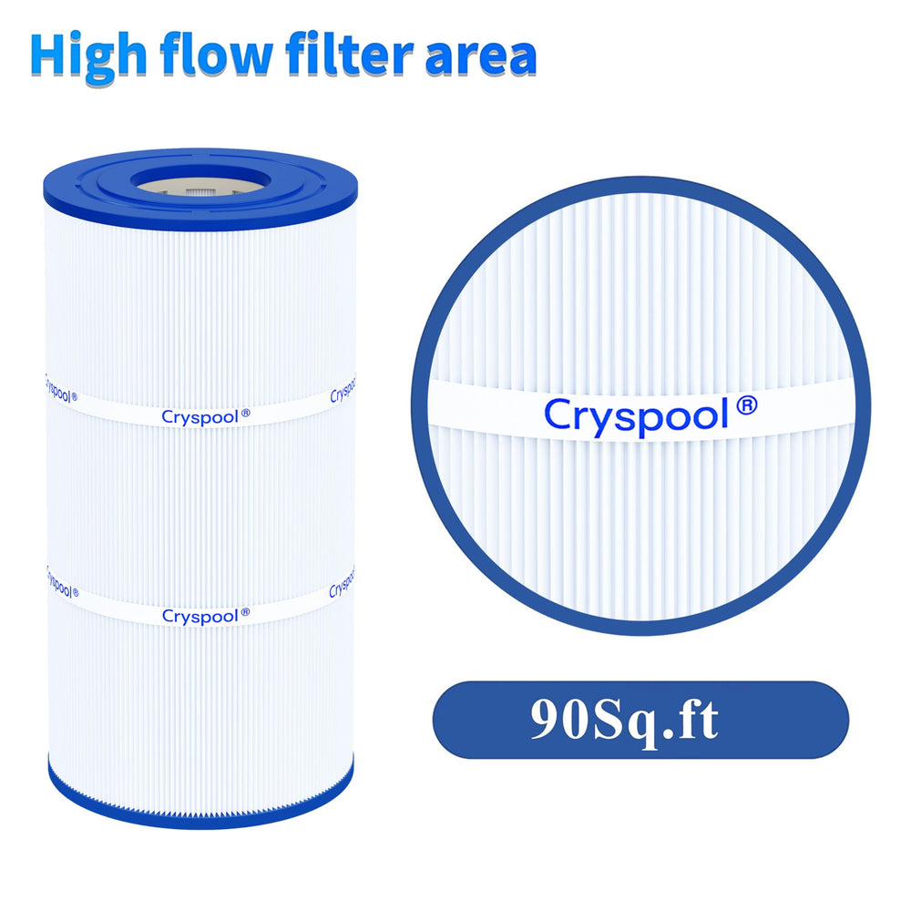 Cryspool Pool Filter Cartridge being cleaned