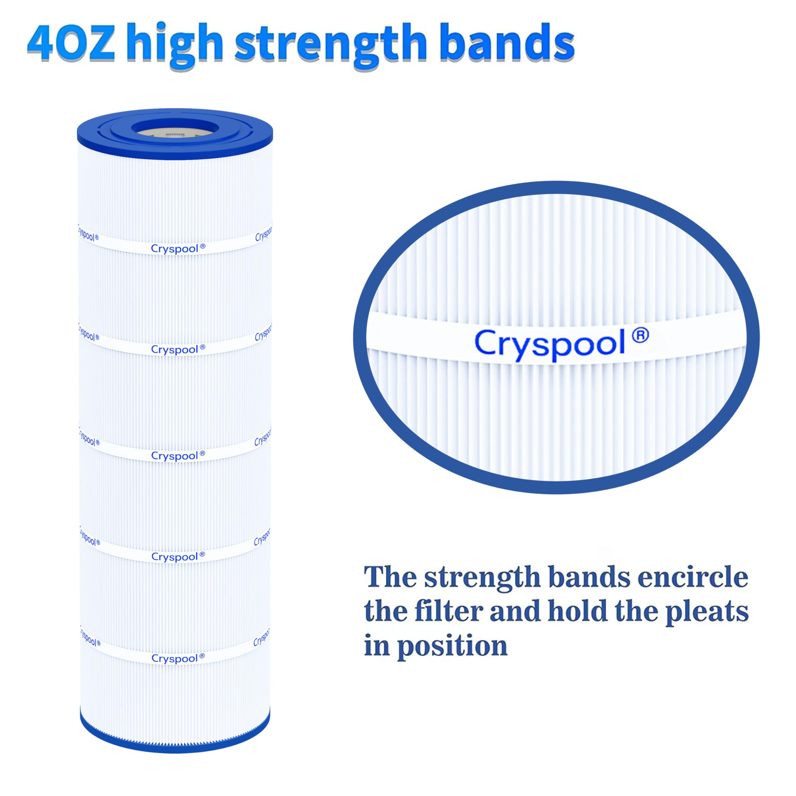 Cryspool Pool Filter Cartridge compatibility chart