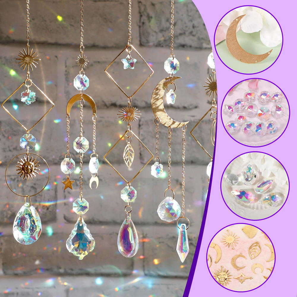 Crystal pendants and charms from Worgree Sun Catcher Kit