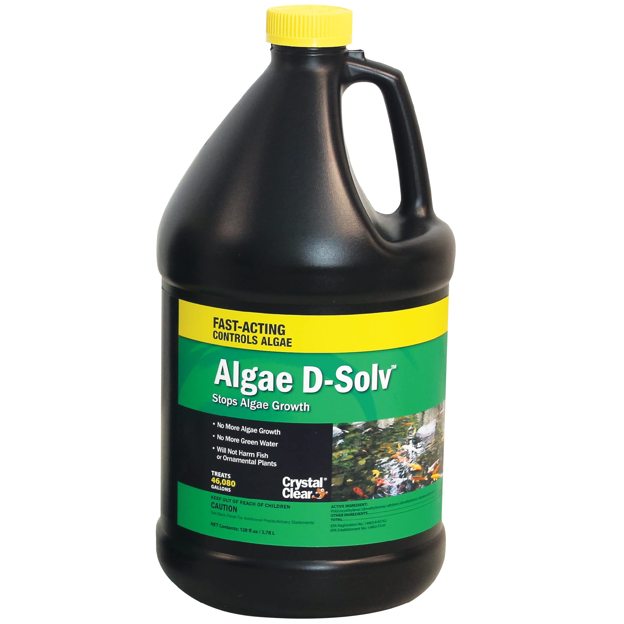 CrystalClear Algae D-Solv 1 Gallon bottle front view