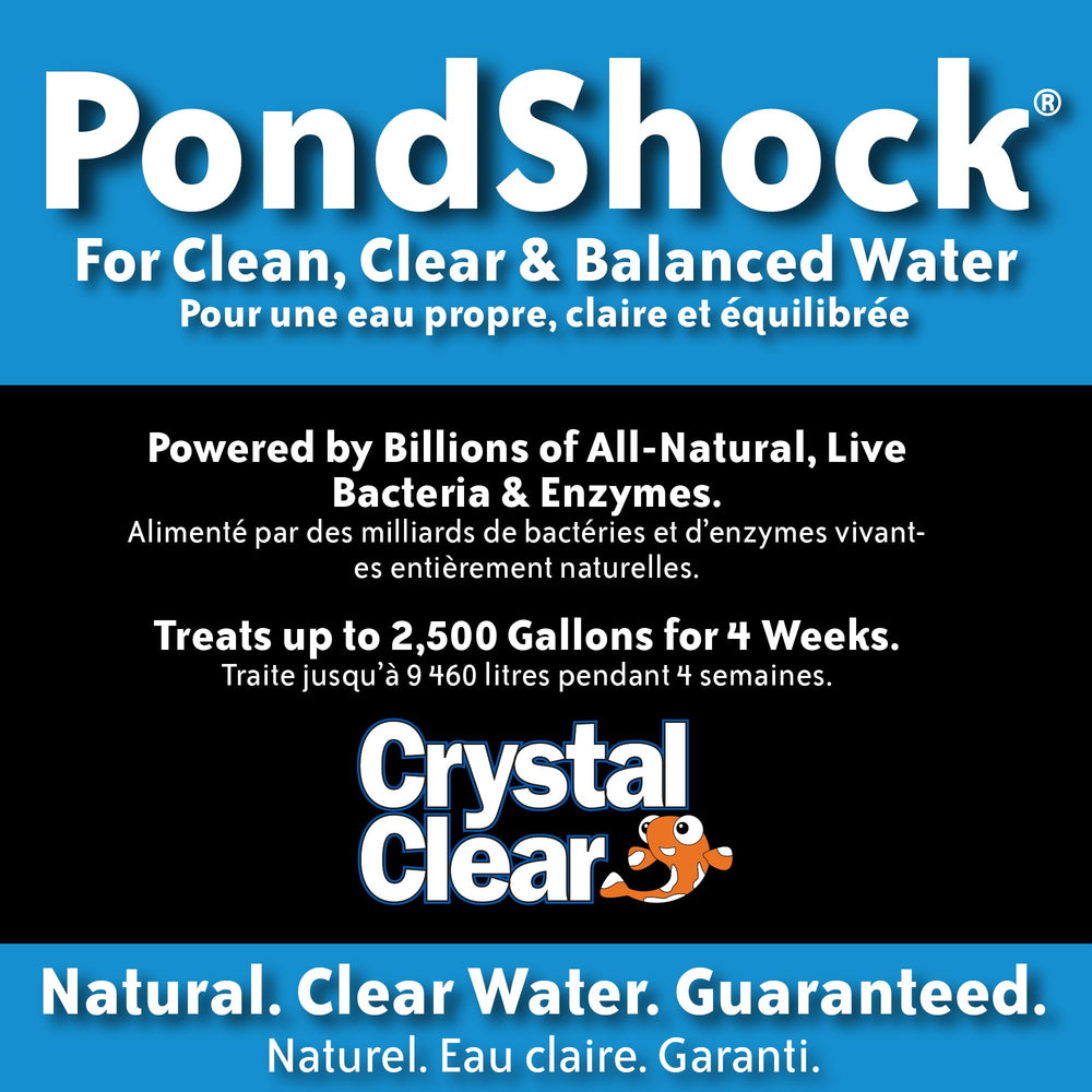 CrystalClear PondShock Ball packaging