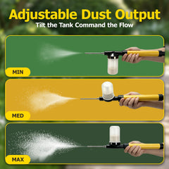 CSONFIT Diatomaceous Earth Powder Duster close-up of adjustable nozzle