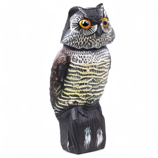 CTREE Owl Decoy demonstrating realistic posture