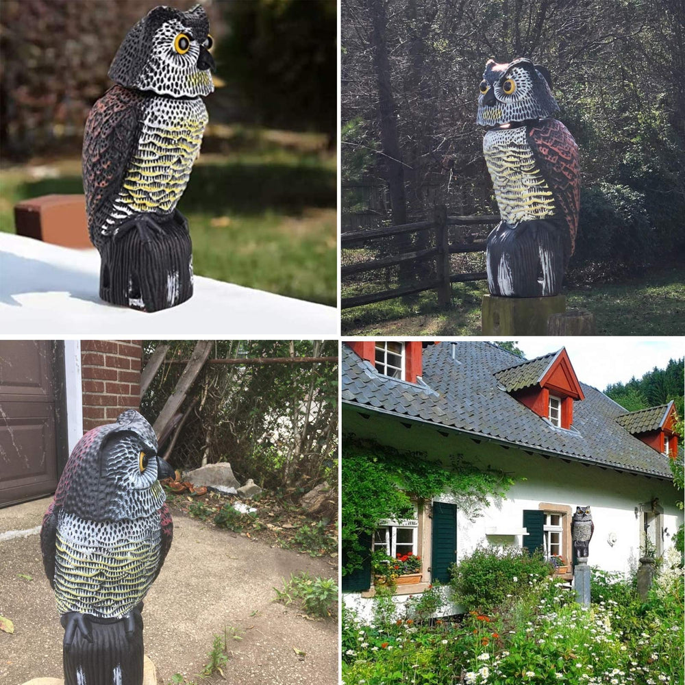 CTREE Owl Decoy package contents including nails