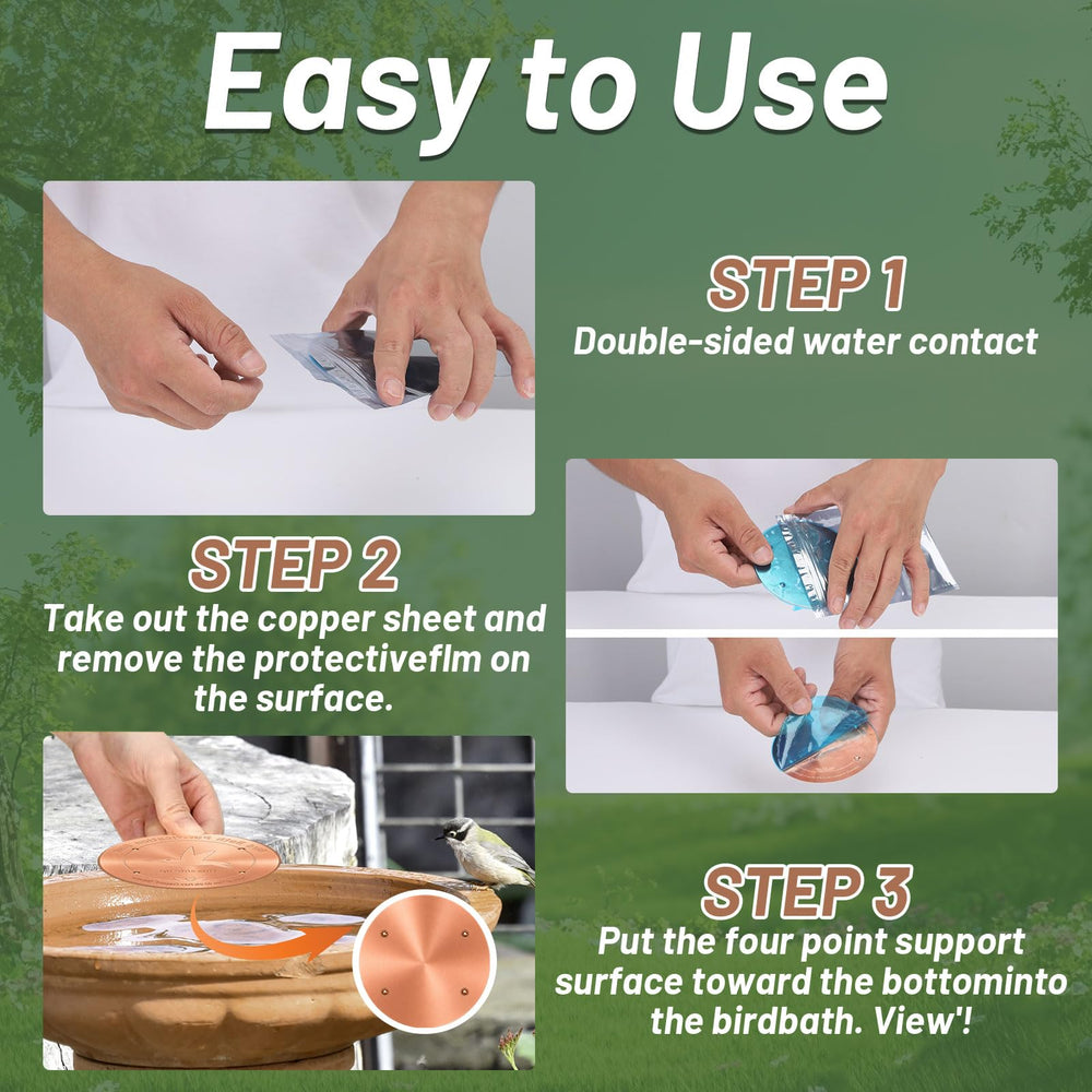 CTTZCKJ Copper Bird Bath Purification Disk packaging