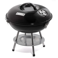 Cuisinart 14" Portable Charcoal Grill front view in black