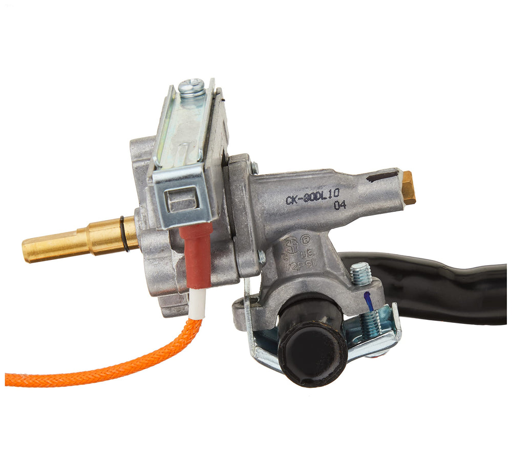 Cuisinart gas grill regulator side view with dimensions