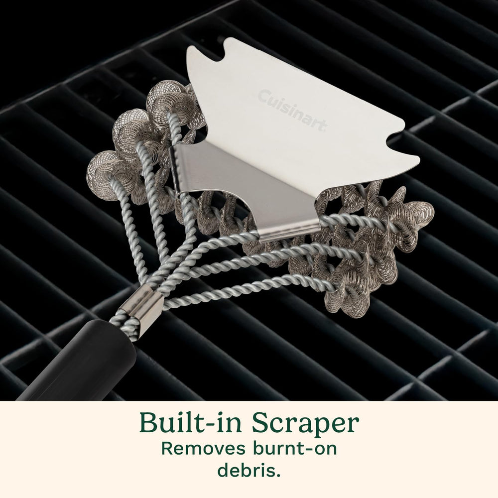 Cuisinart grill brush flexible coils close-up