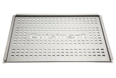 Cuisinart grill topper showing perforated grilling surface