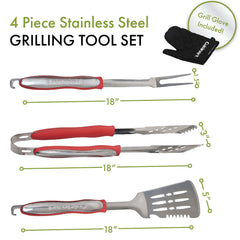 Cuisinart grilling tongs from the 3-piece tool set