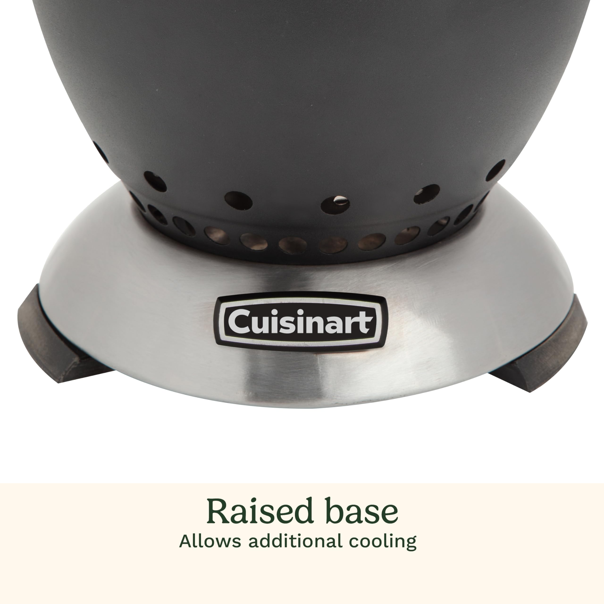 Cuisinart Outdoor Fire Pit on a patio table