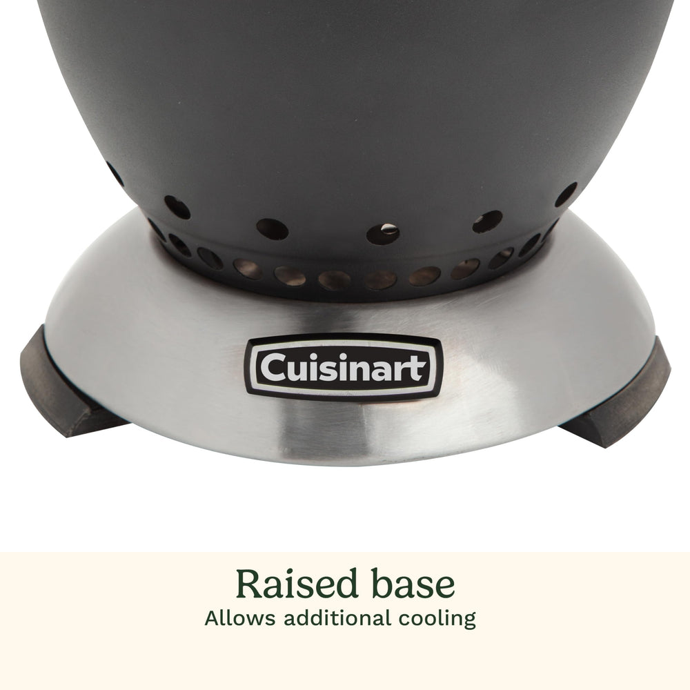 Cuisinart Outdoor Fire Pit on a patio table