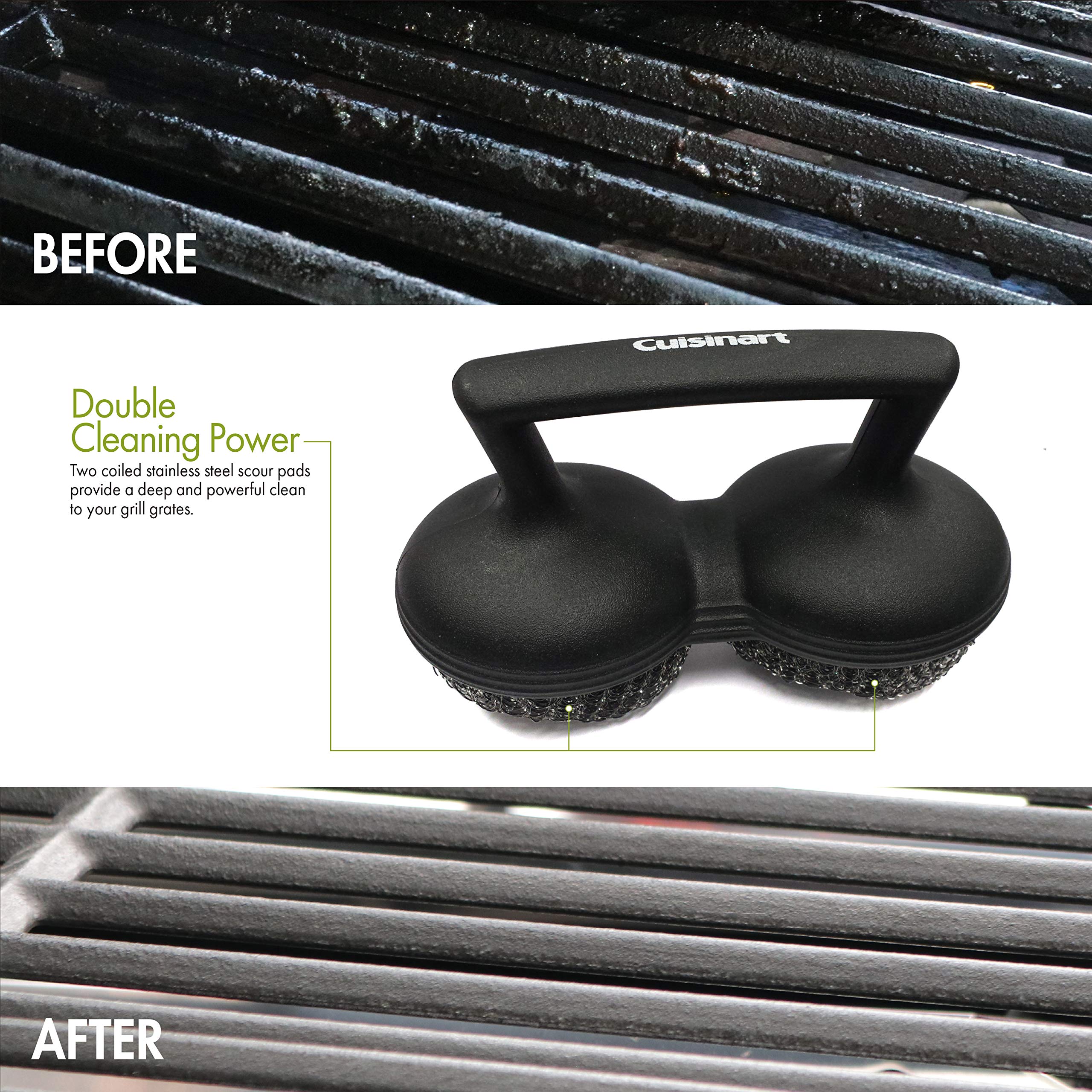 Cuisinart Power Scour Grill Brush handle design for better grip