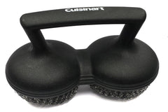 Cuisinart Power Scour Grill Brush with stainless steel pads front view