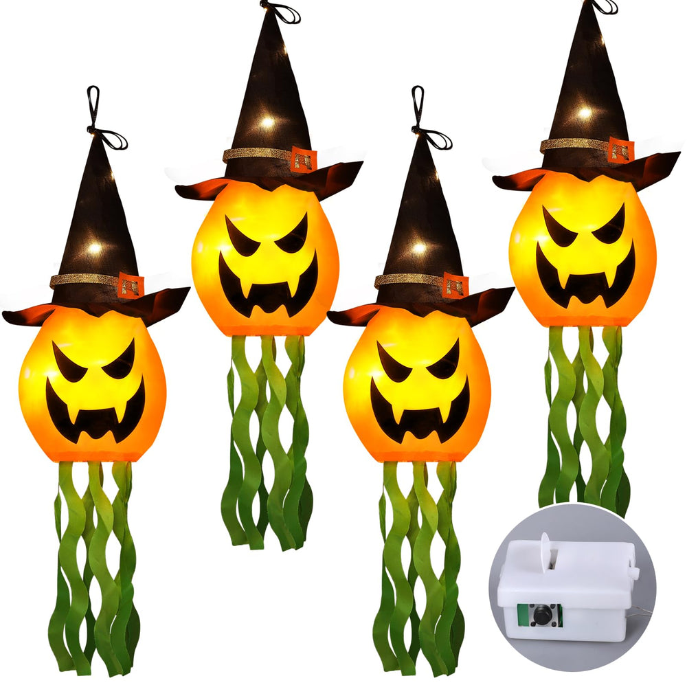 Cuorung Halloween decorations showcasing different flashing modes