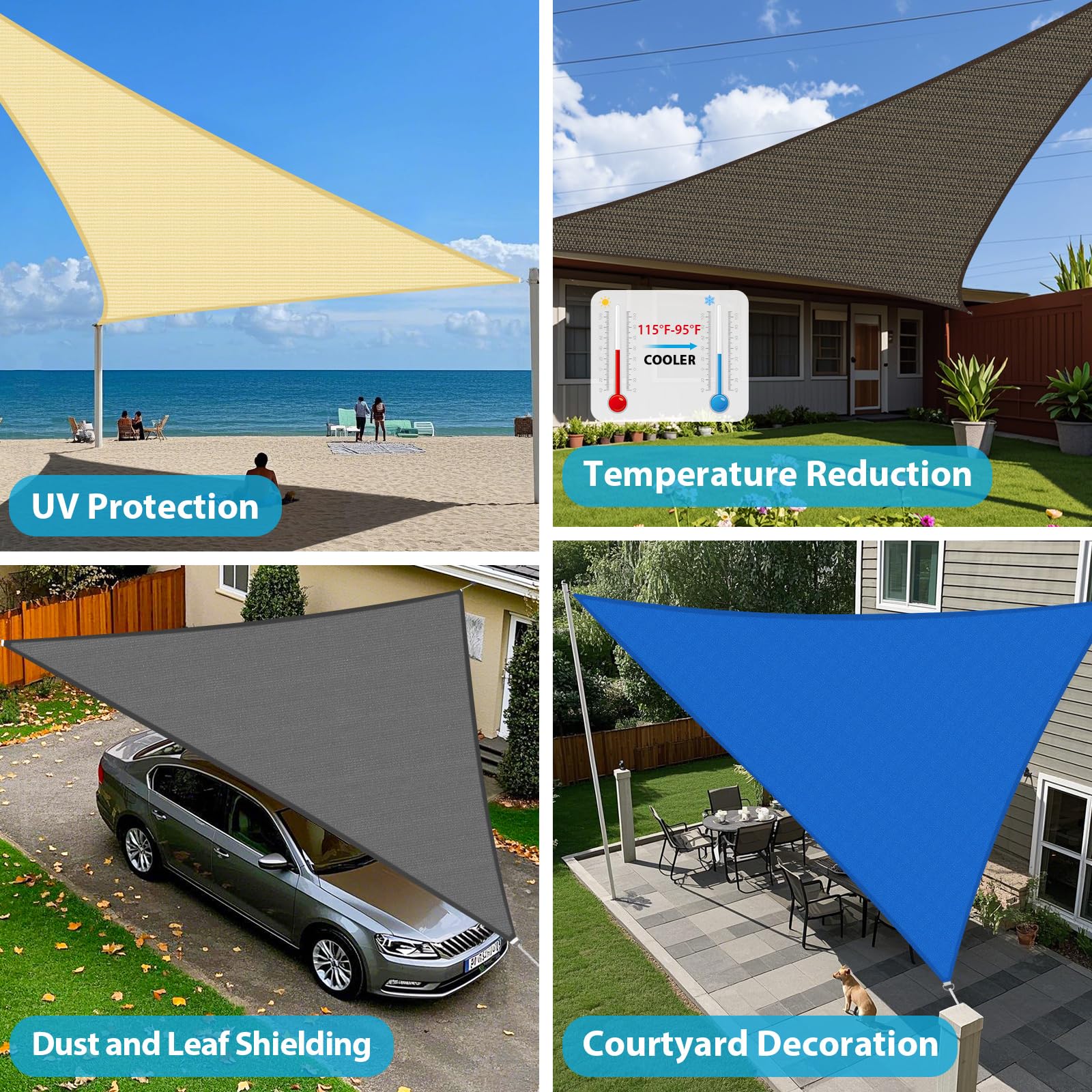 Curved edge design of Amagenix shade sail