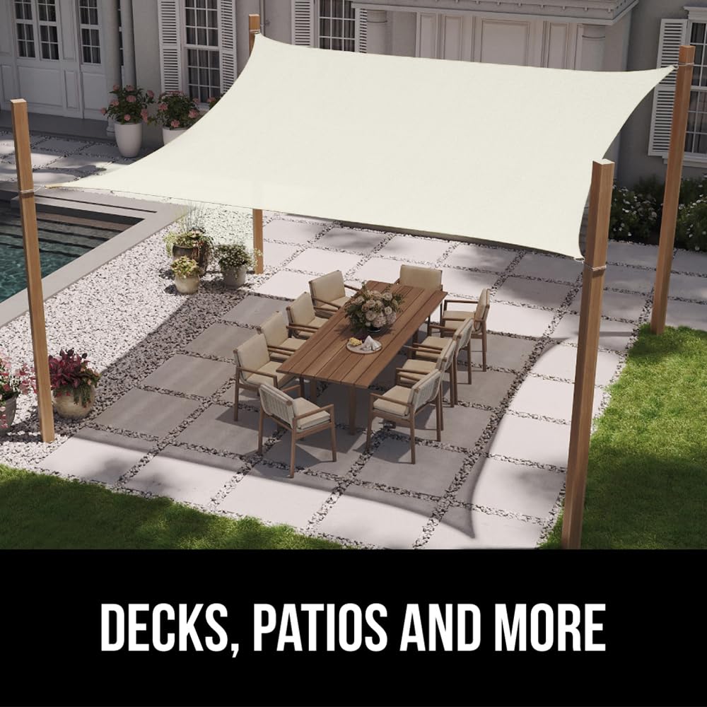 Curved edge design of GORILLA GRIP Shade Sail