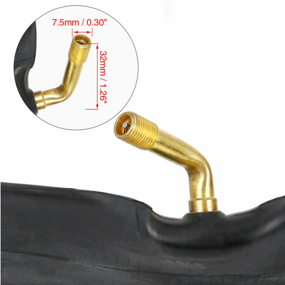 Curved valve stem of Swagnaz inner tube