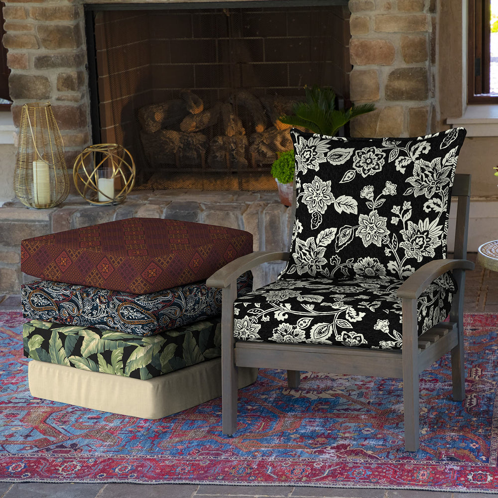 Cushion back dimensions of Arden Selections Deep Seat Cushion Set