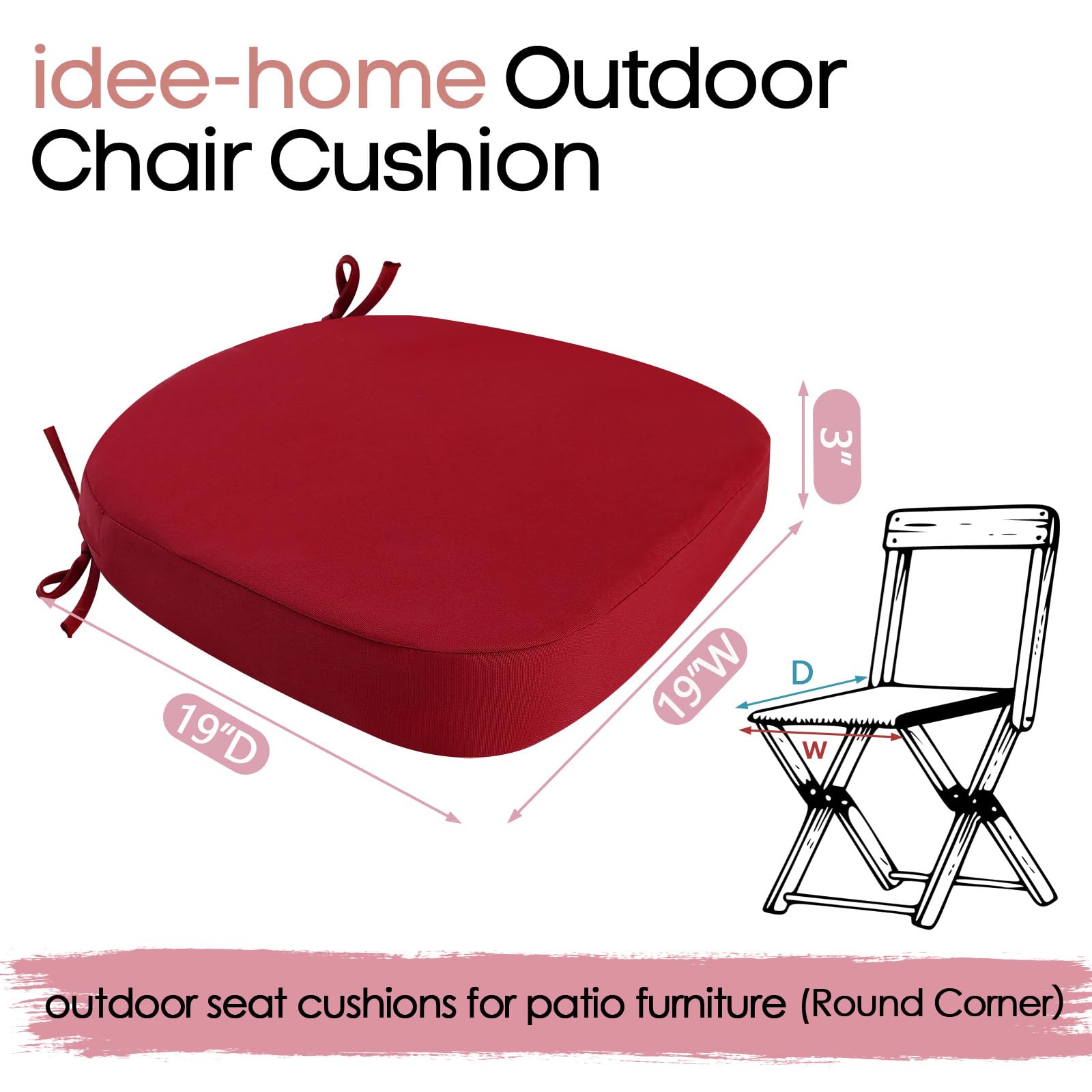 cushion set suitable for various chair types
