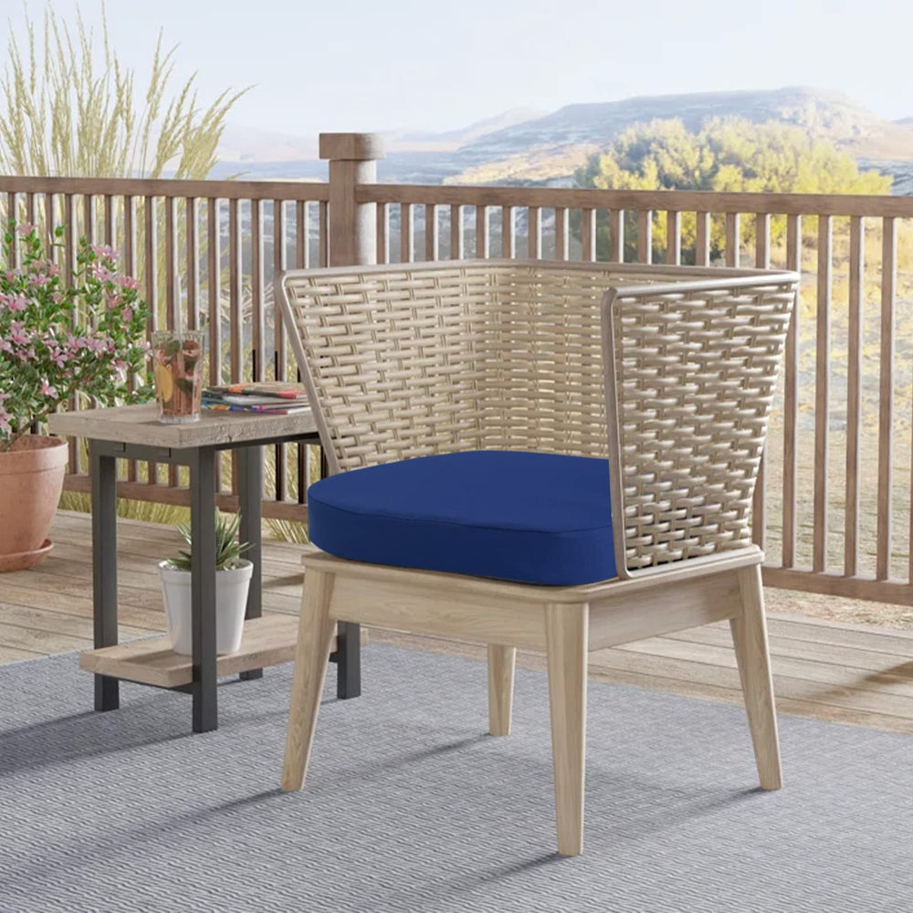 Cushions arranged on a dining table setting