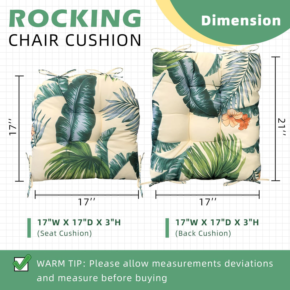 Cushions placed on patio chairs