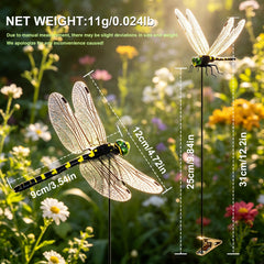 Cushry 3D Dragonfly Clip attached to a hat