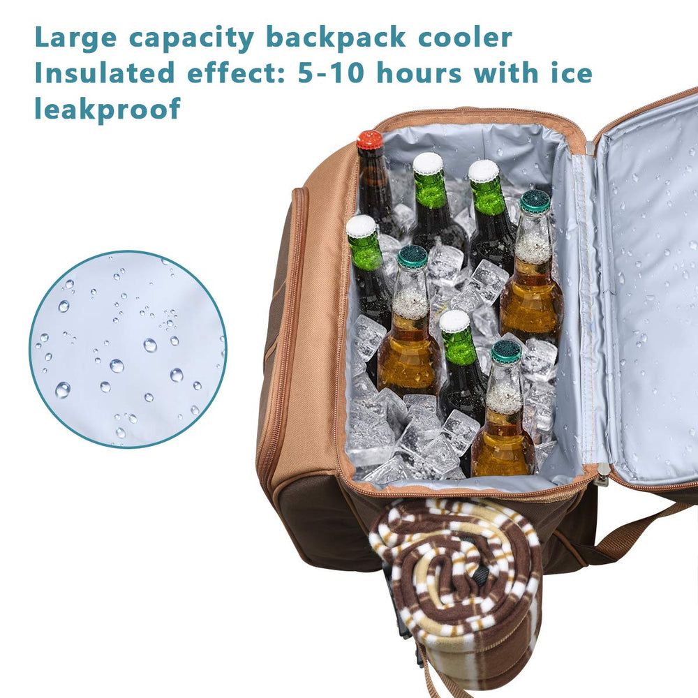 Cutlery set included with Hap Tim Picnic Backpack
