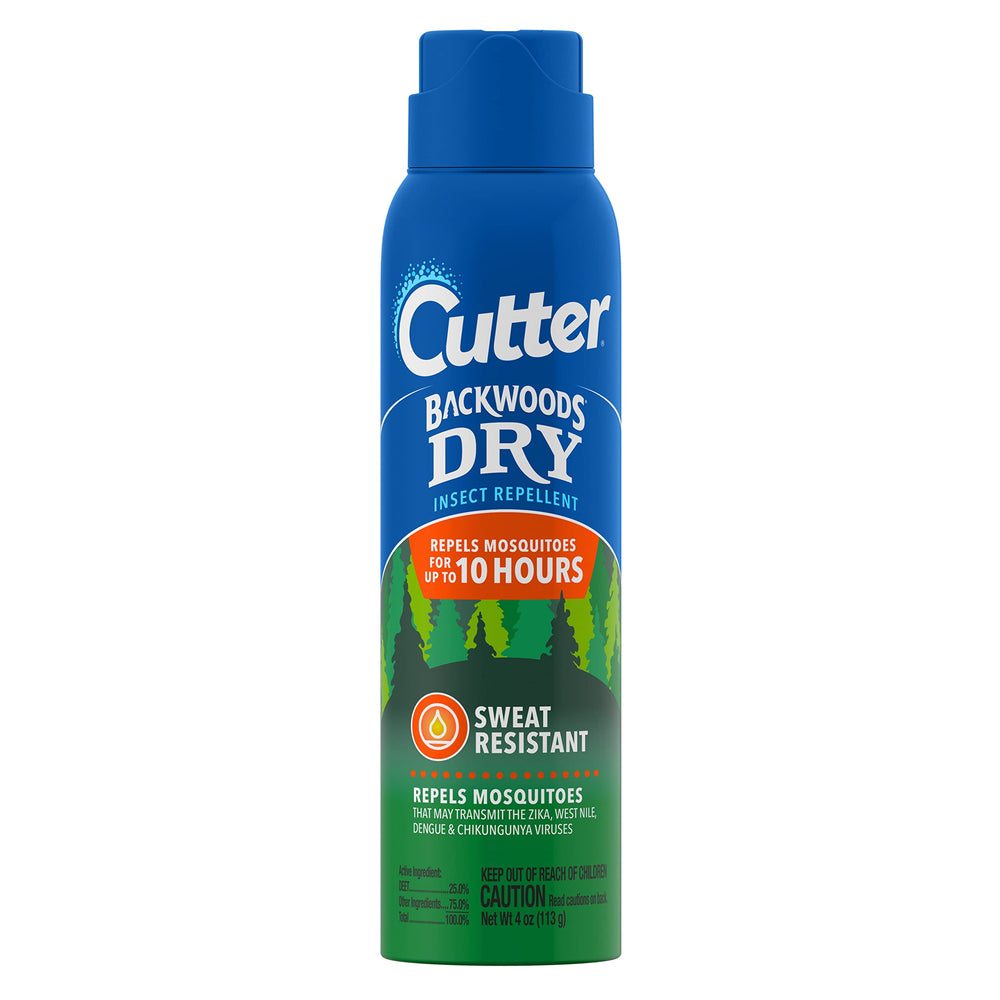 Cutter Backwoods Dry Insect Repellent 4 Oz front view