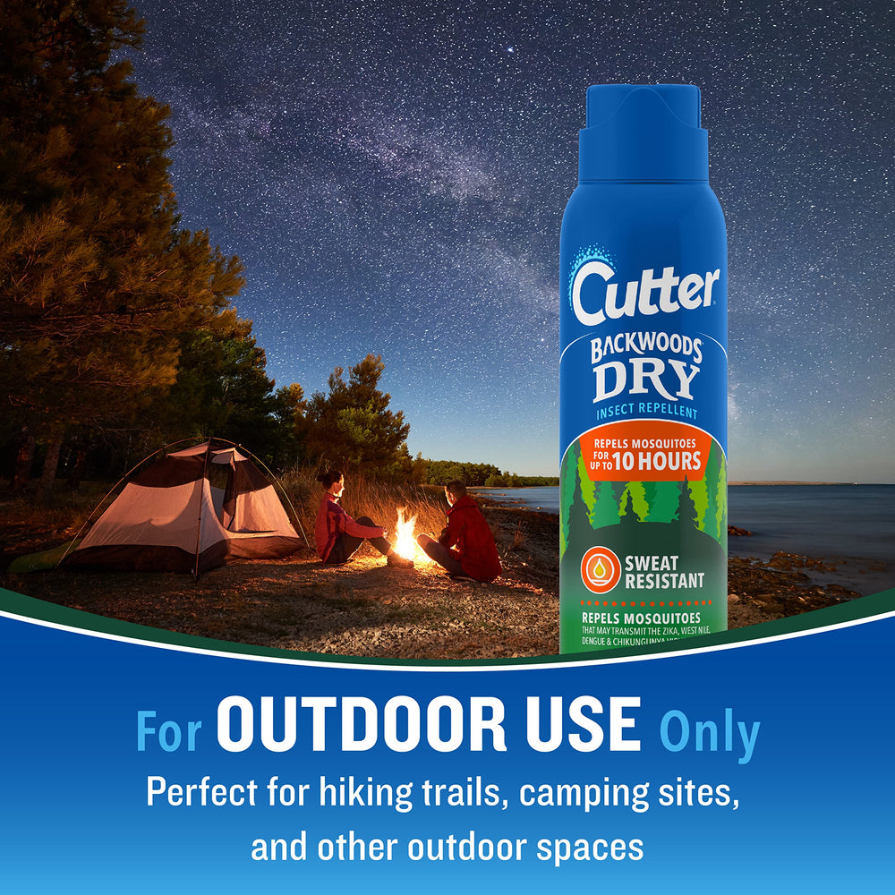 Cutter Backwoods Dry Insect Repellent outdoors lifestyle shot